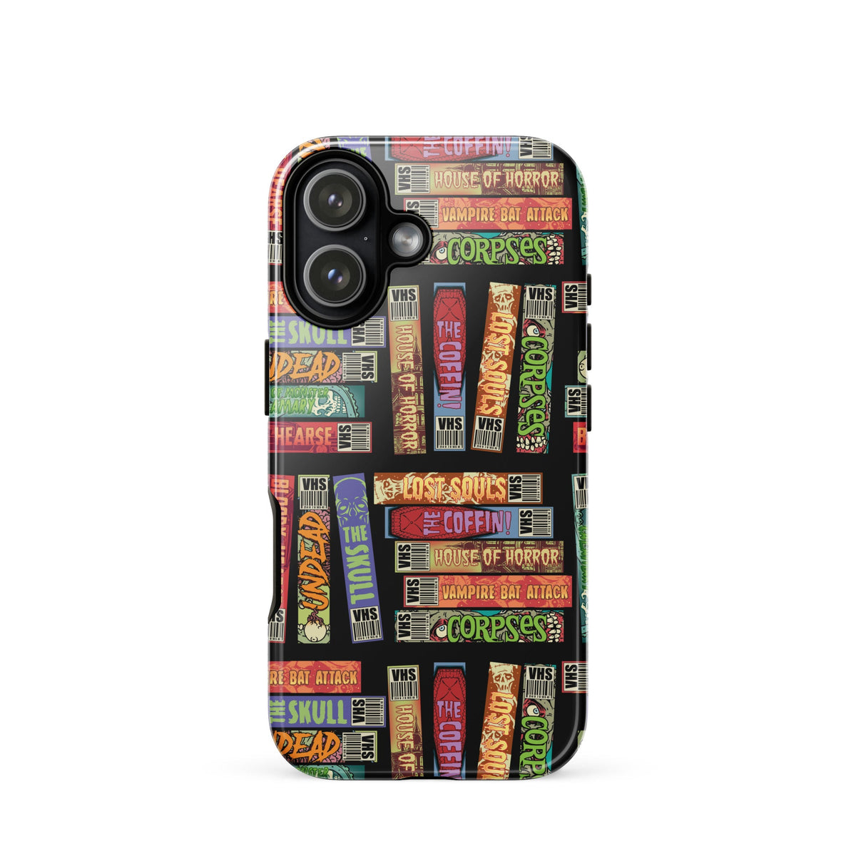 Retro Horror VHS iPhone Case
