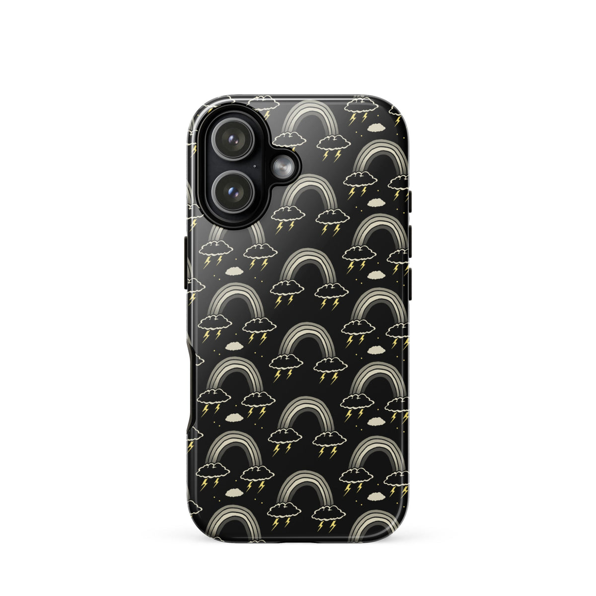 Goth Rainbow Emo iPhone Case