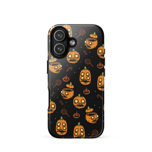 Zombie Pumpkins iPhone Case