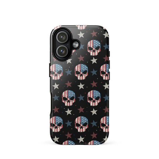 USA Skull iPhone Case