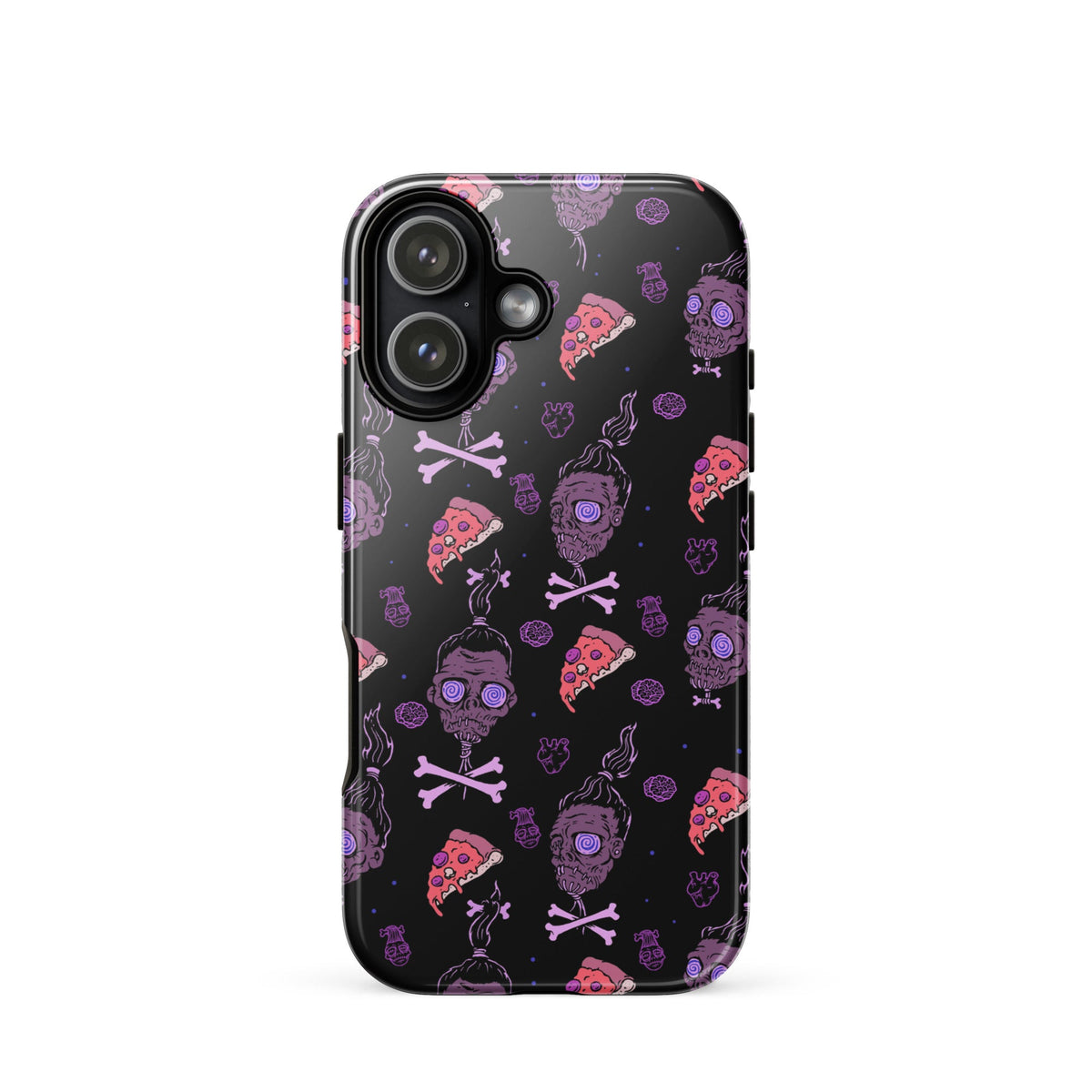 Horror Movies And Pizza iPhone Case