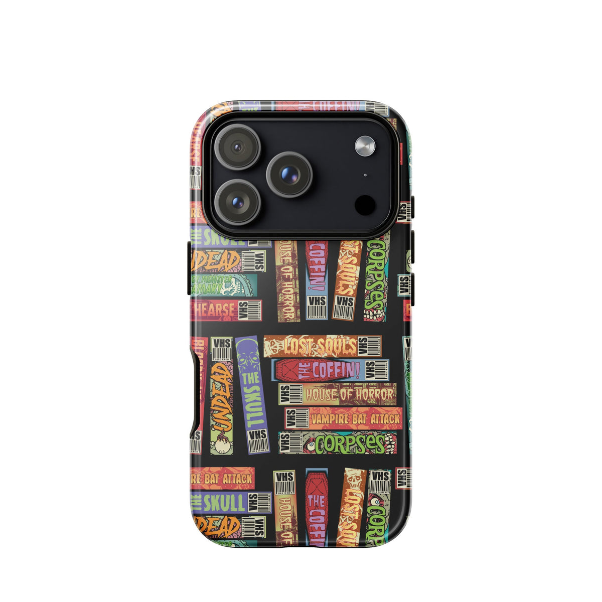 Retro Horror VHS iPhone Case
