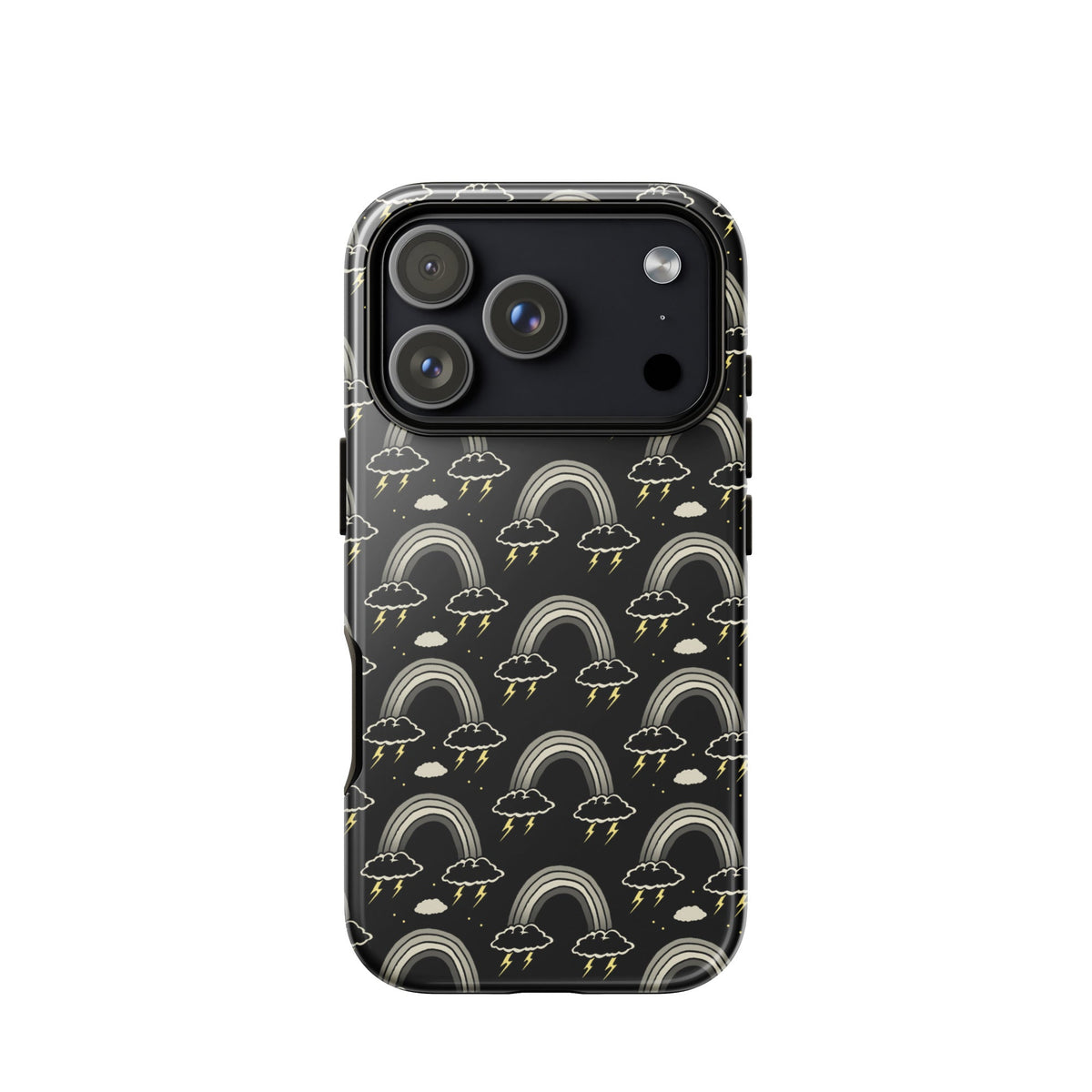 Goth Rainbow Emo iPhone Case