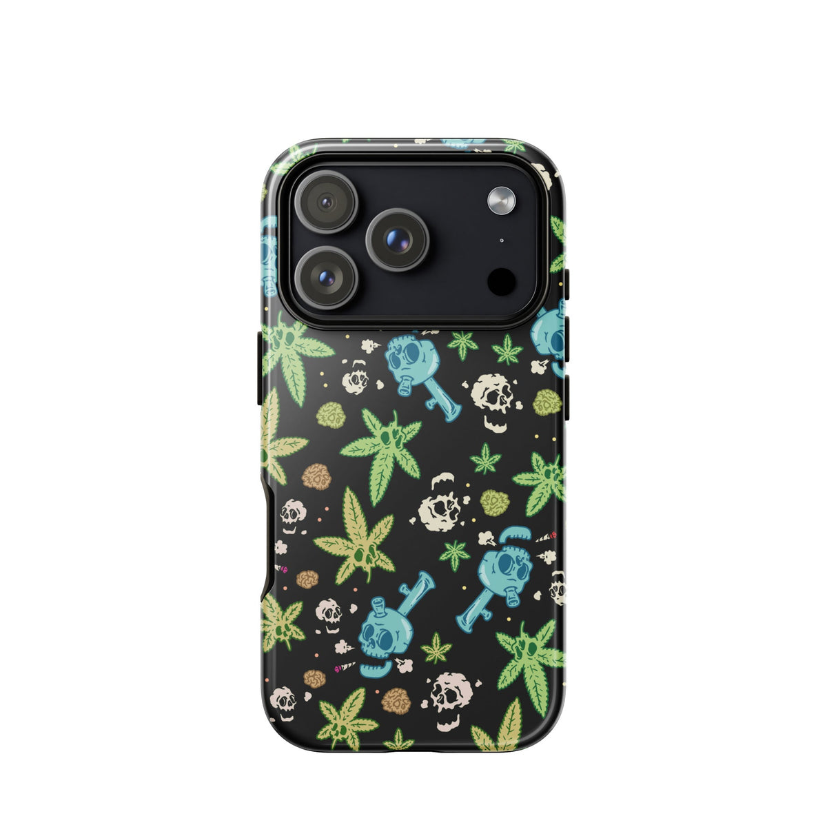 Weed And Skulls iPhone Case