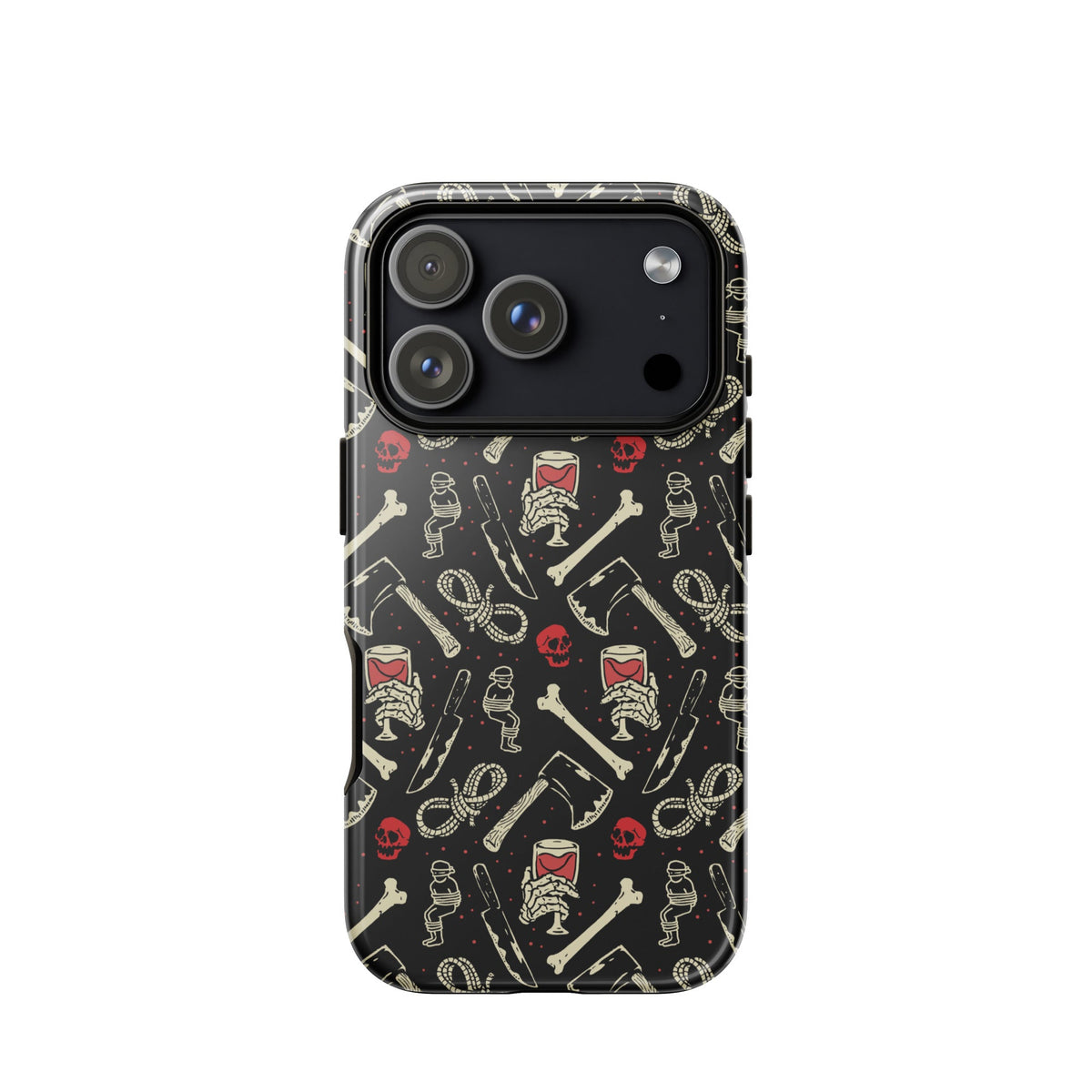 True Crime And Wine iPhone Case