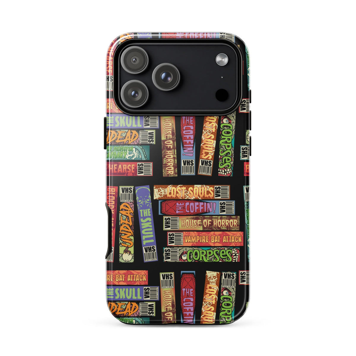 Retro Horror VHS iPhone Case