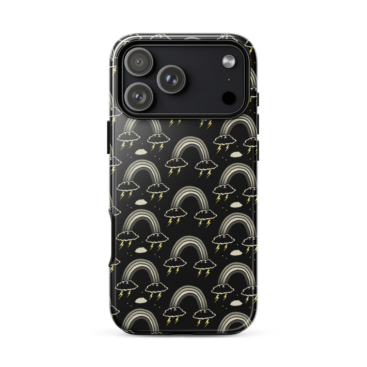 Goth Rainbow Emo iPhone Case