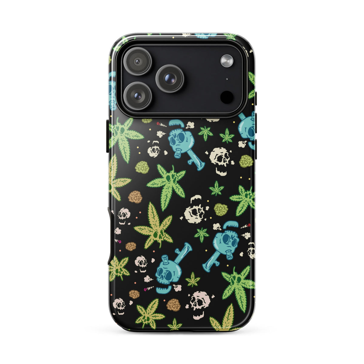 Weed And Skulls iPhone Case