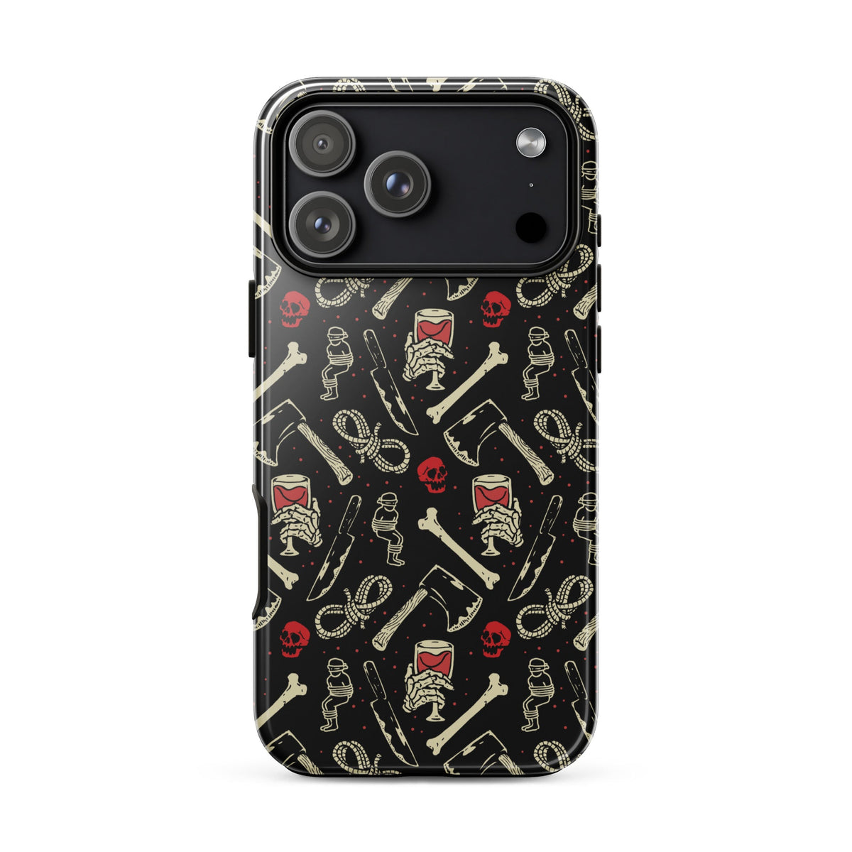 True Crime And Wine iPhone Case