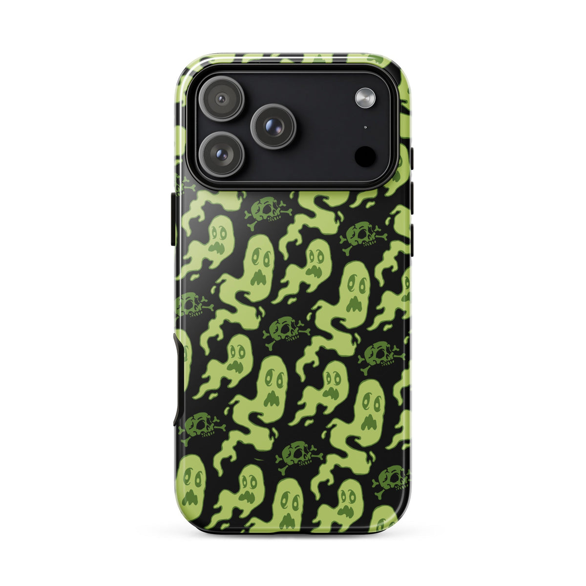 Green Ghosts iPhone Case