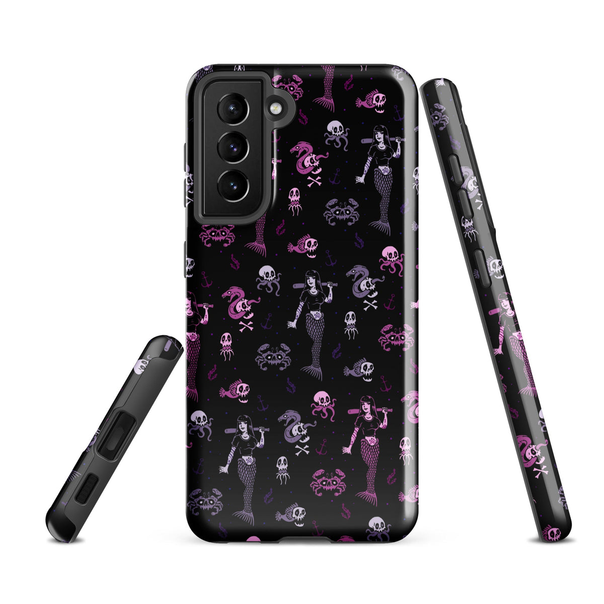 Metal Mermaid Samsung Case