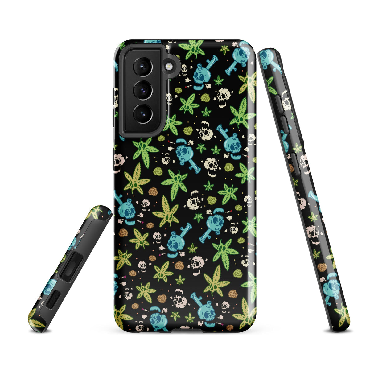 Weed And Skulls Samsung Case