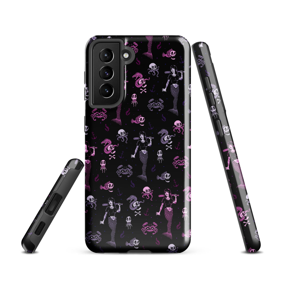 Metal Mermaid Samsung Case