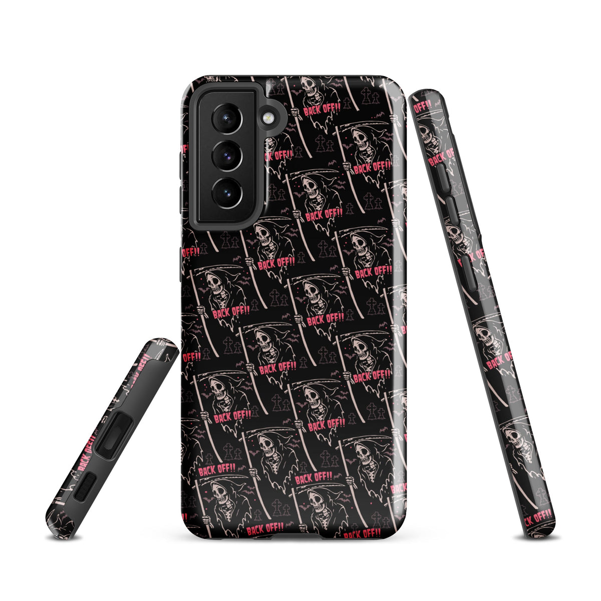 Grim Reaper Back Off Samsung Case