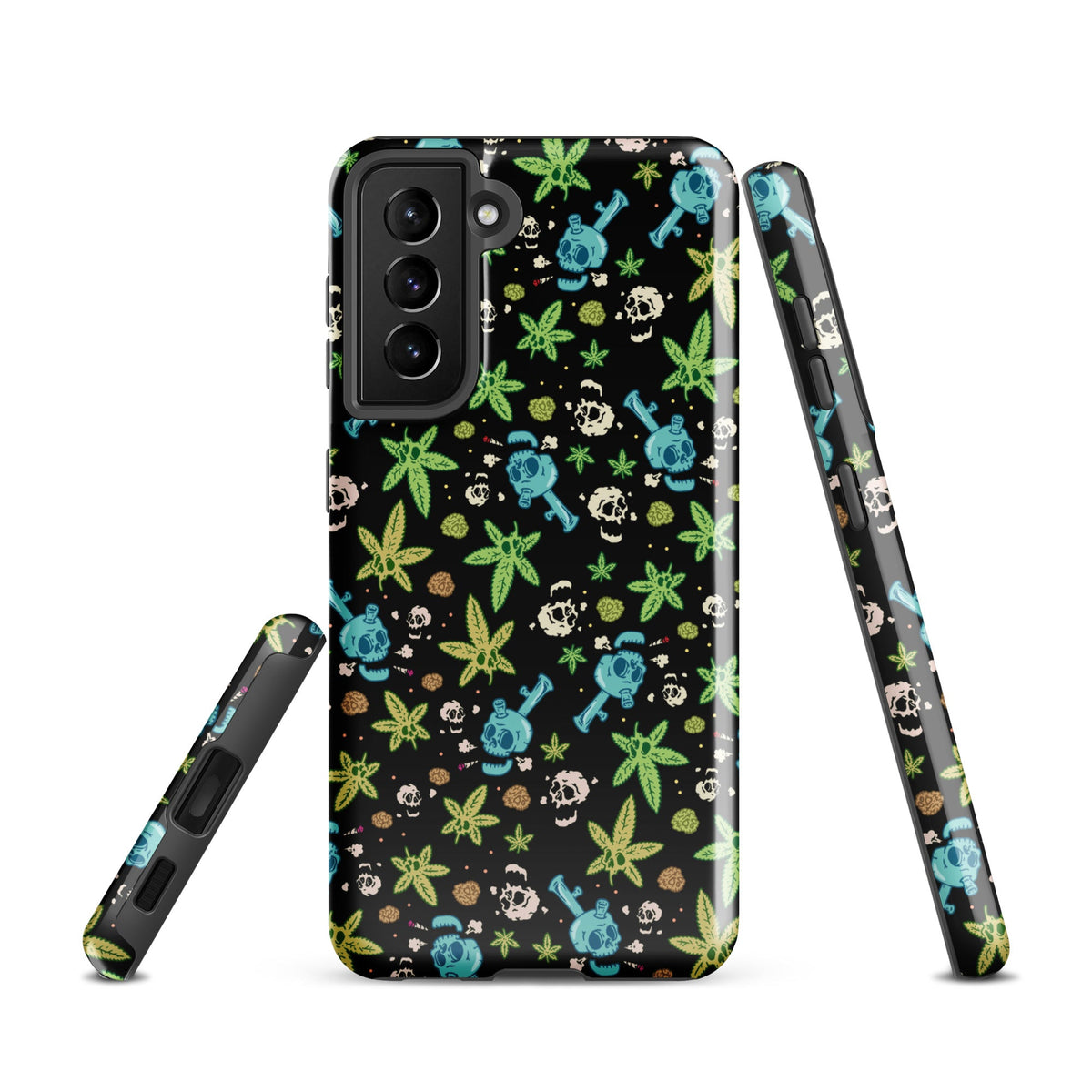 Weed And Skulls Samsung Case