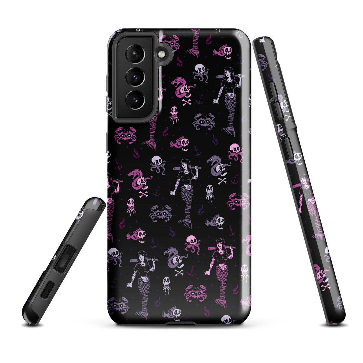 Metal Mermaid Samsung Case