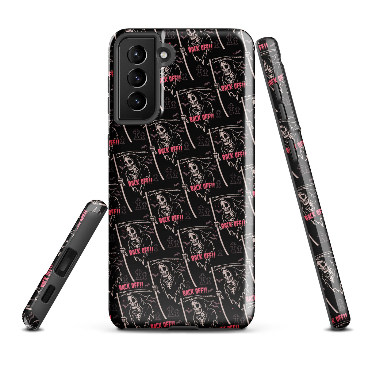 Grim Reaper Back Off Samsung Case