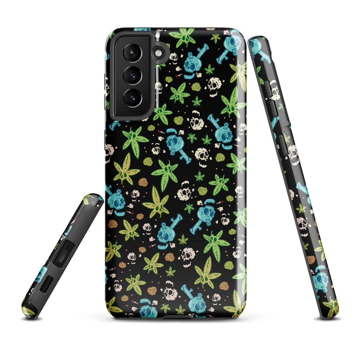 Weed And Skulls Samsung Case