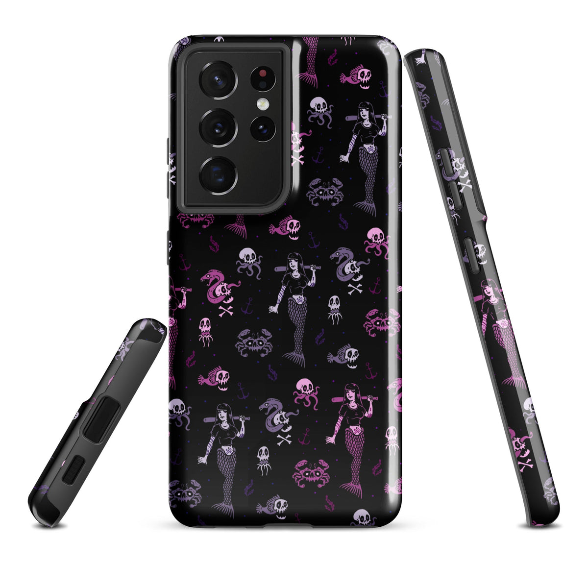 Metal Mermaid Samsung Case