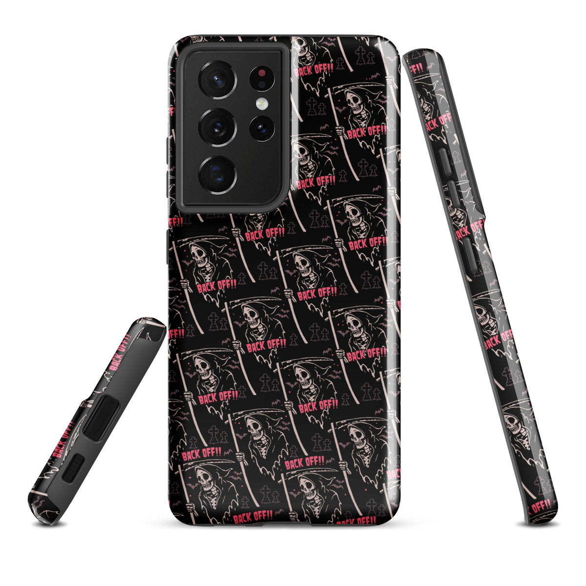 Grim Reaper Back Off Samsung Case