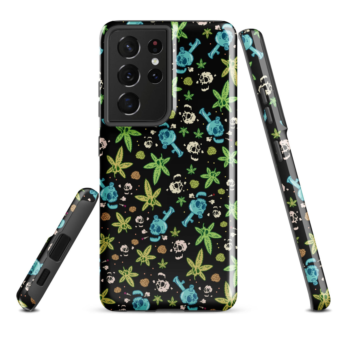 Weed And Skulls Samsung Case