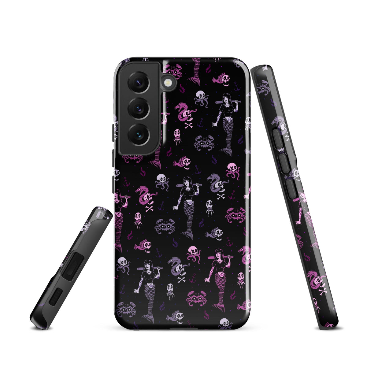 Metal Mermaid Samsung Case
