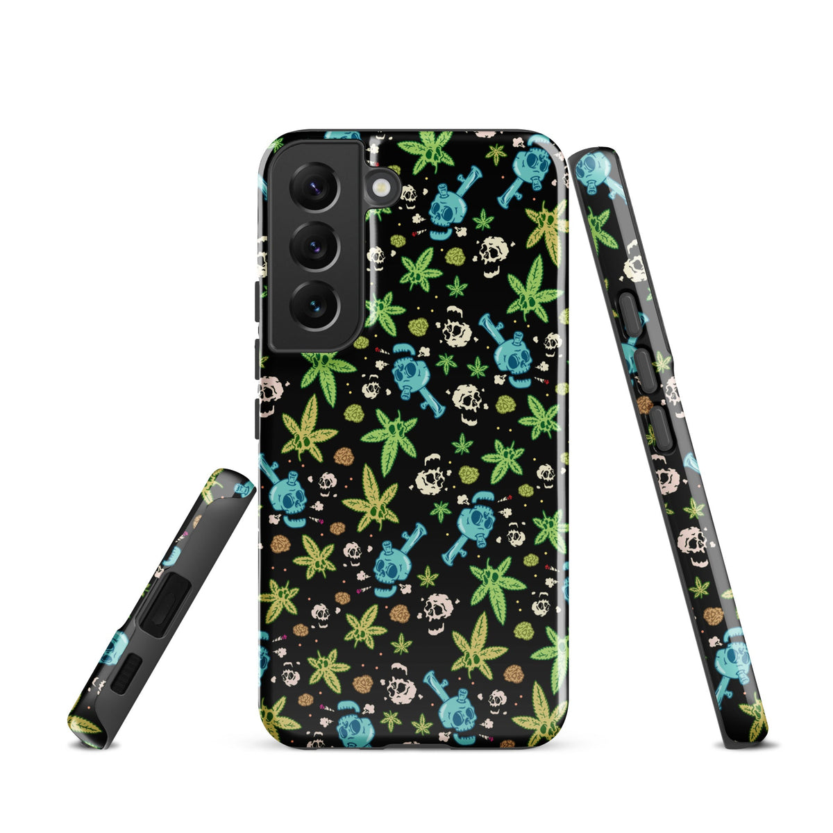 Weed And Skulls Samsung Case