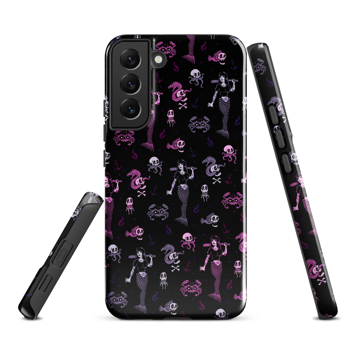 Metal Mermaid Samsung Case