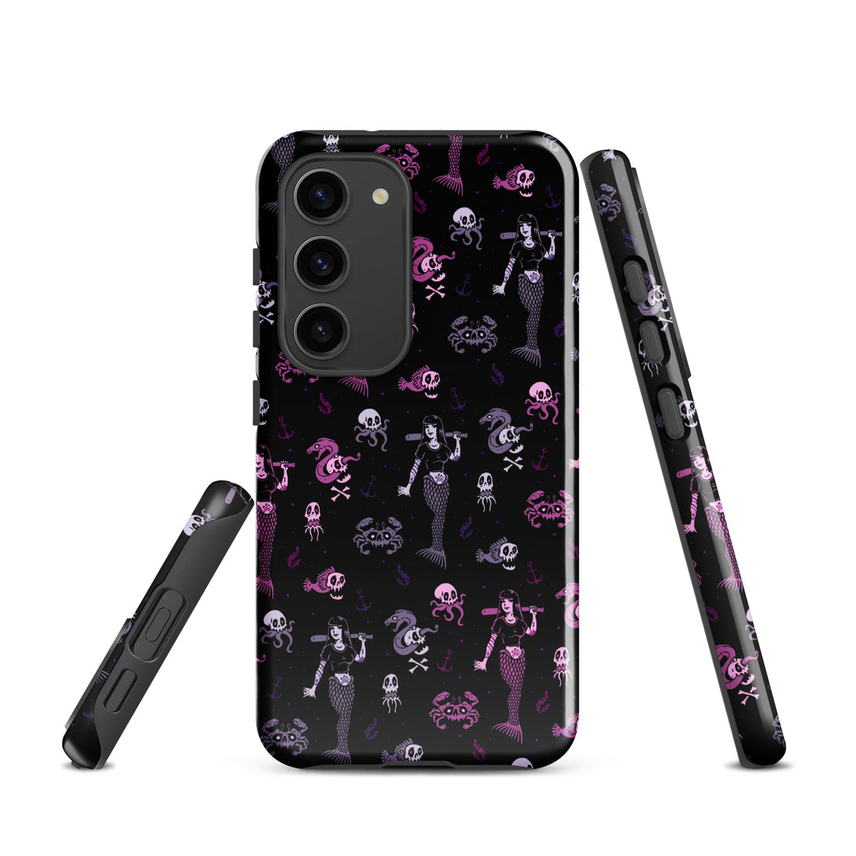 Metal Mermaid Samsung Case