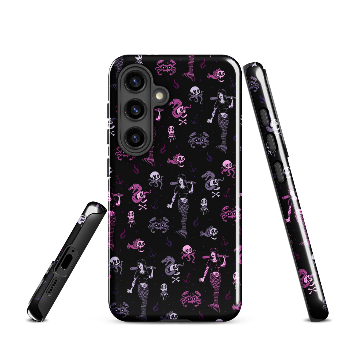 Metal Mermaid Samsung Case