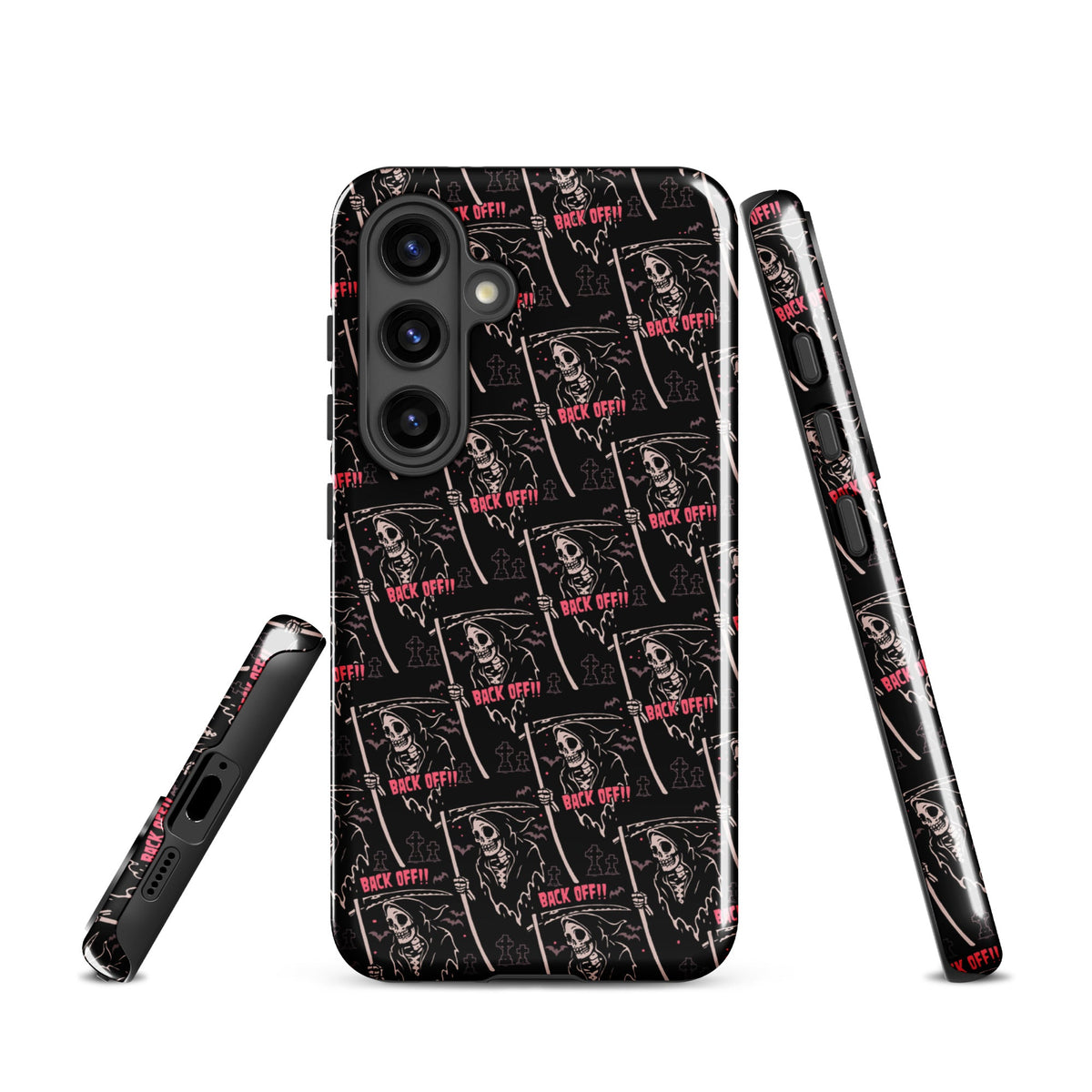 Grim Reaper Back Off Samsung Case