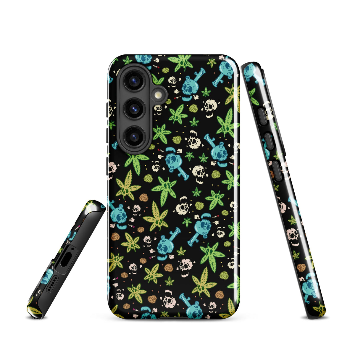 Weed And Skulls Samsung Case