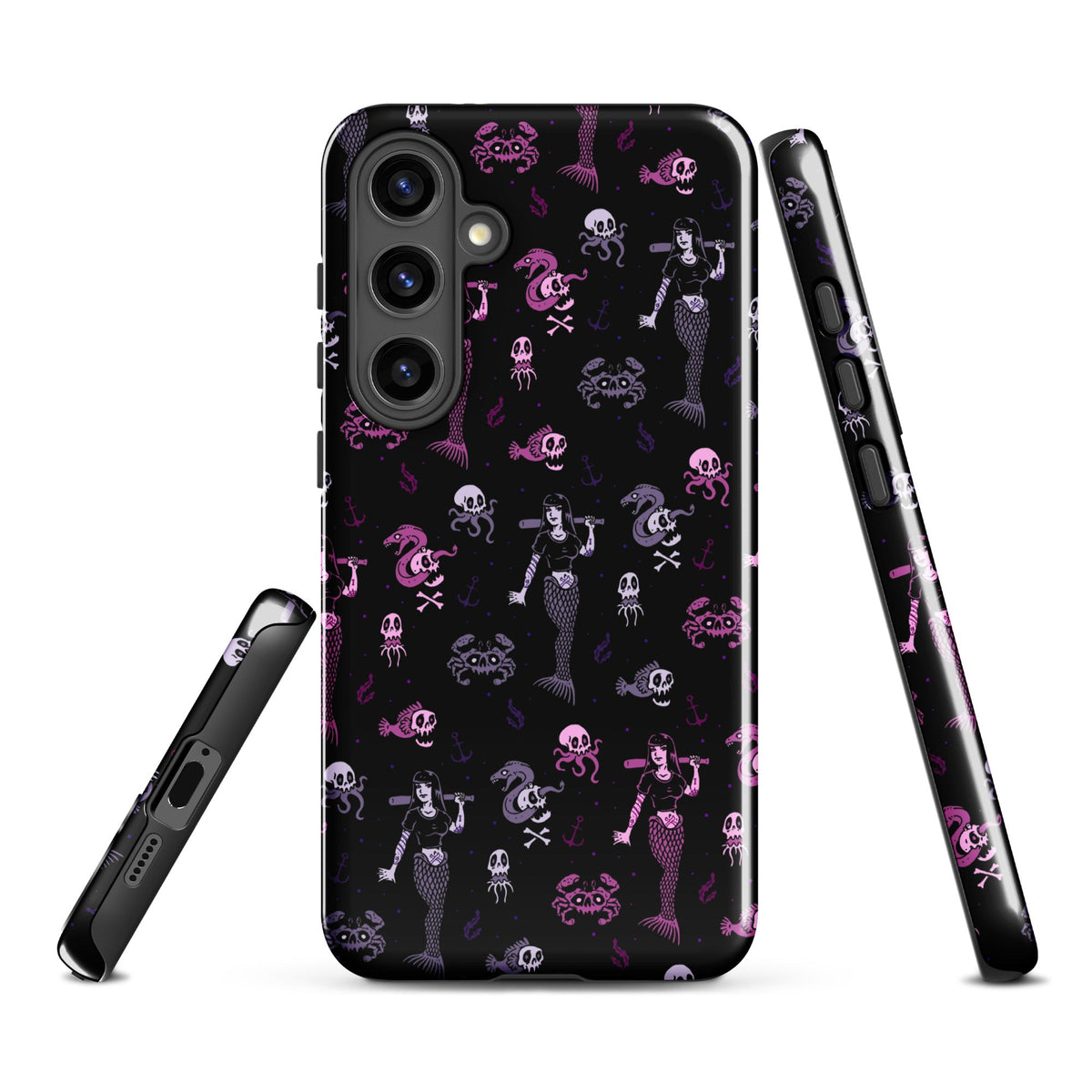 Metal Mermaid Samsung Case