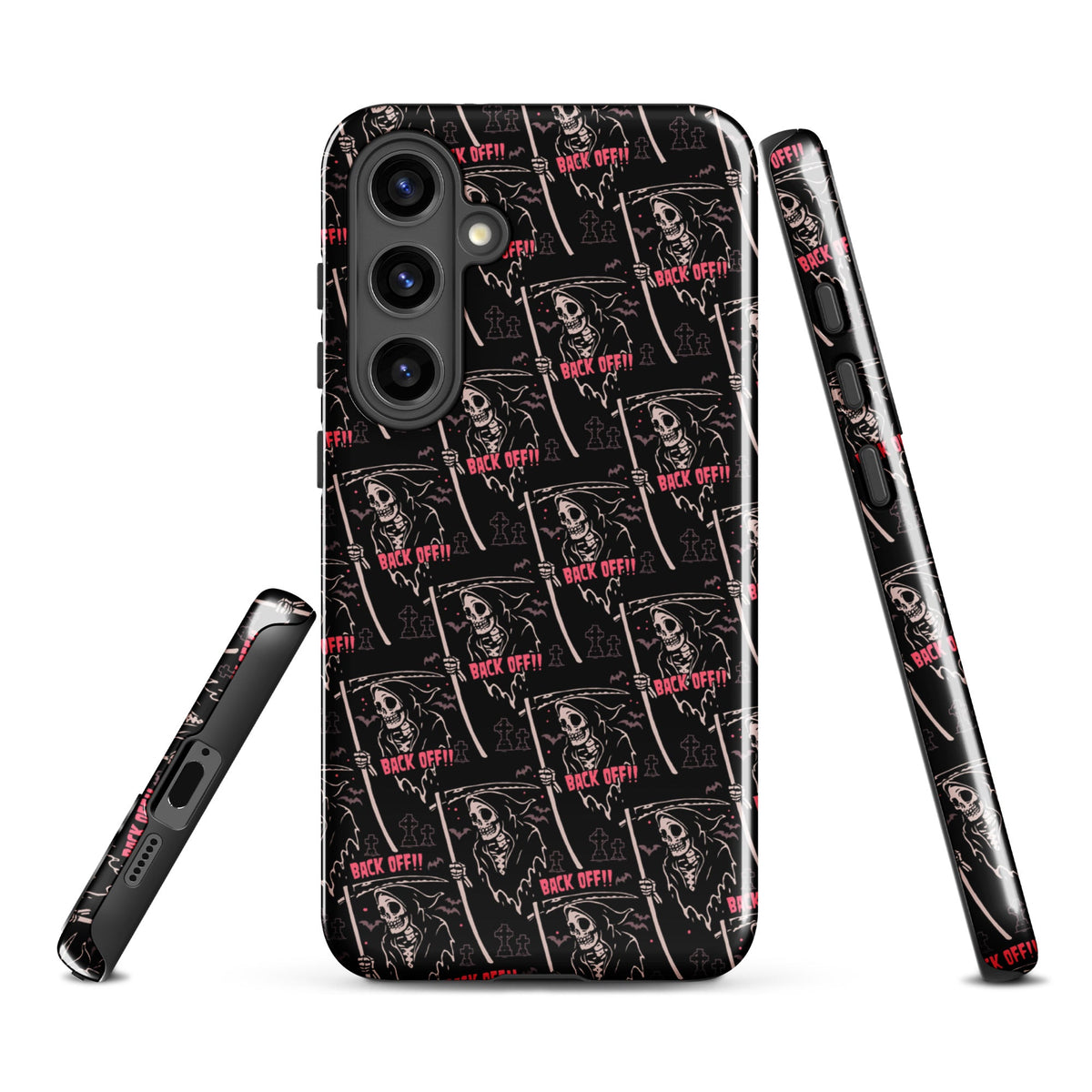 Grim Reaper Back Off Samsung Case