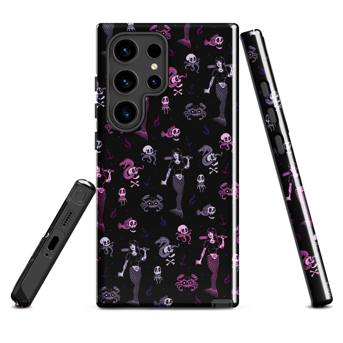 Metal Mermaid Samsung Case