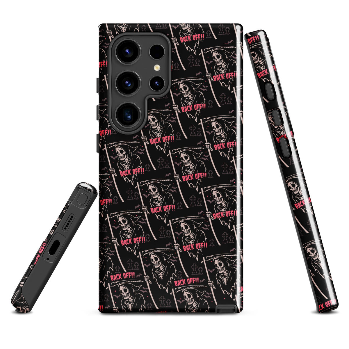 Grim Reaper Back Off Samsung Case