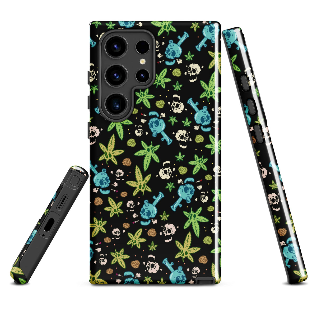 Weed And Skulls Samsung Case