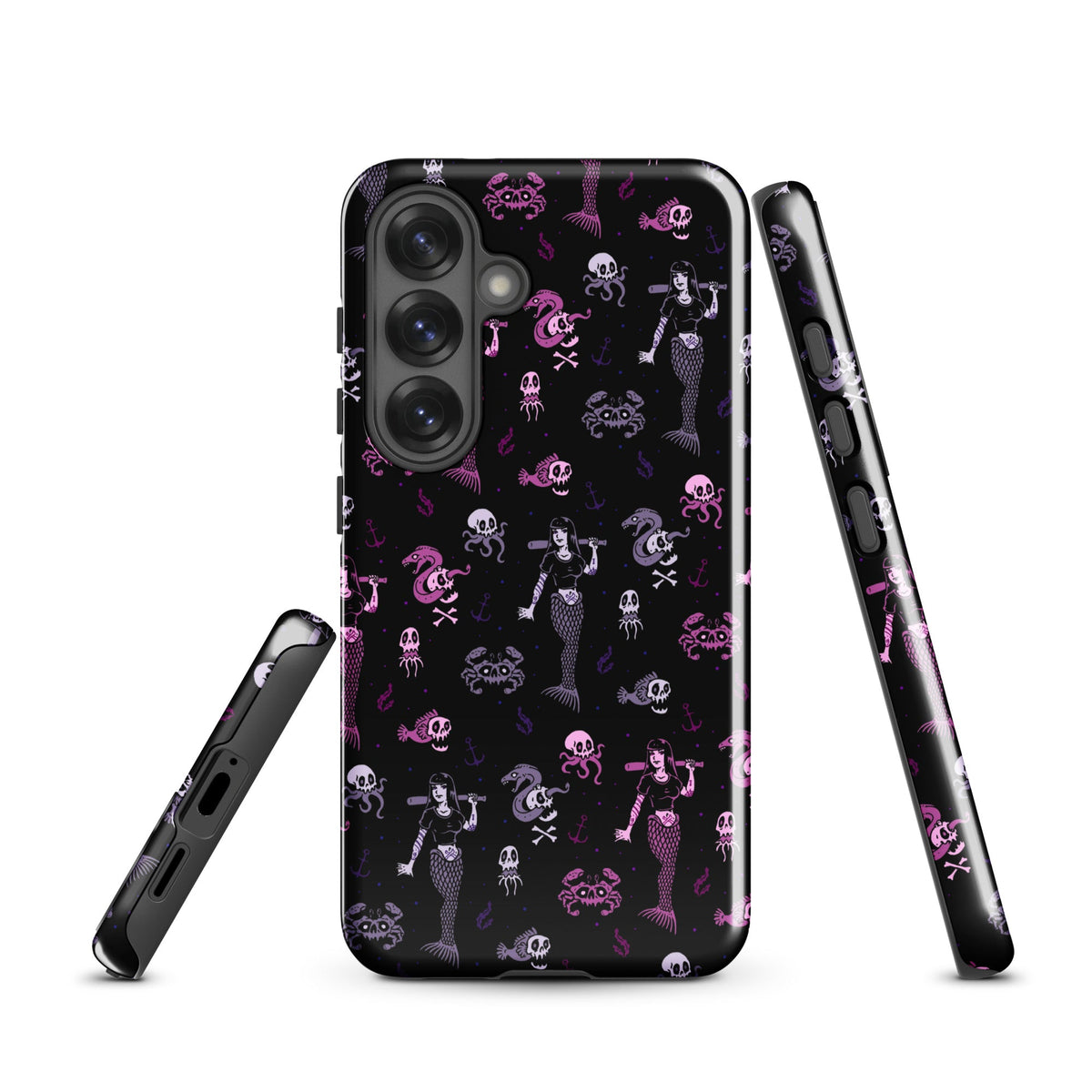 Metal Mermaid Samsung Case