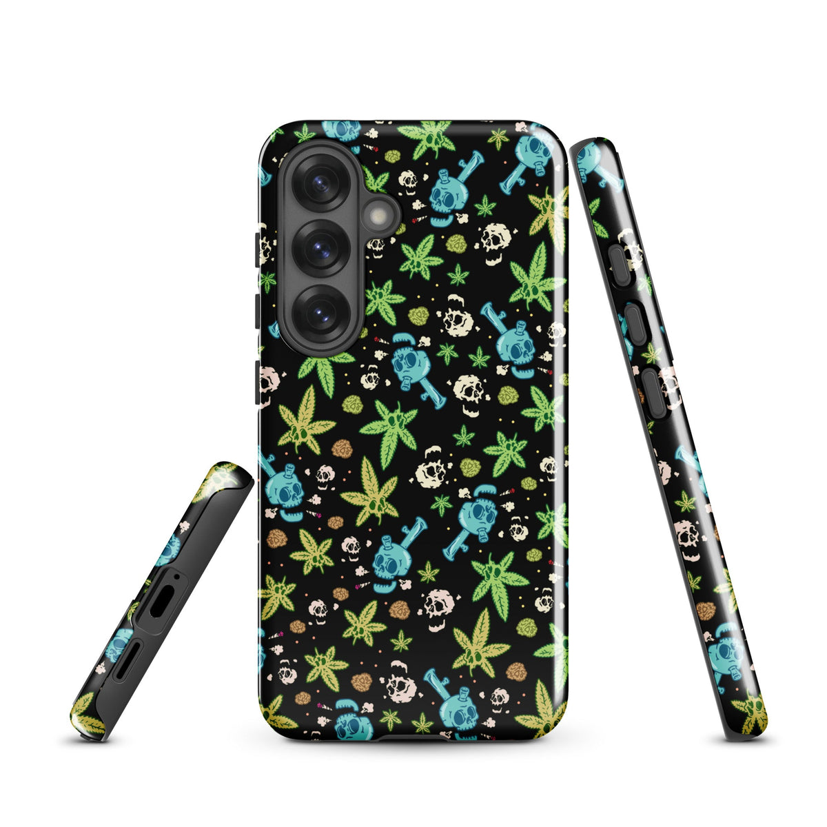 Weed And Skulls Samsung Case