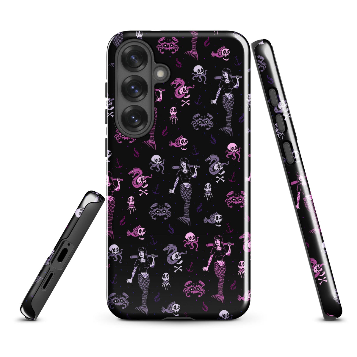 Metal Mermaid Samsung Case