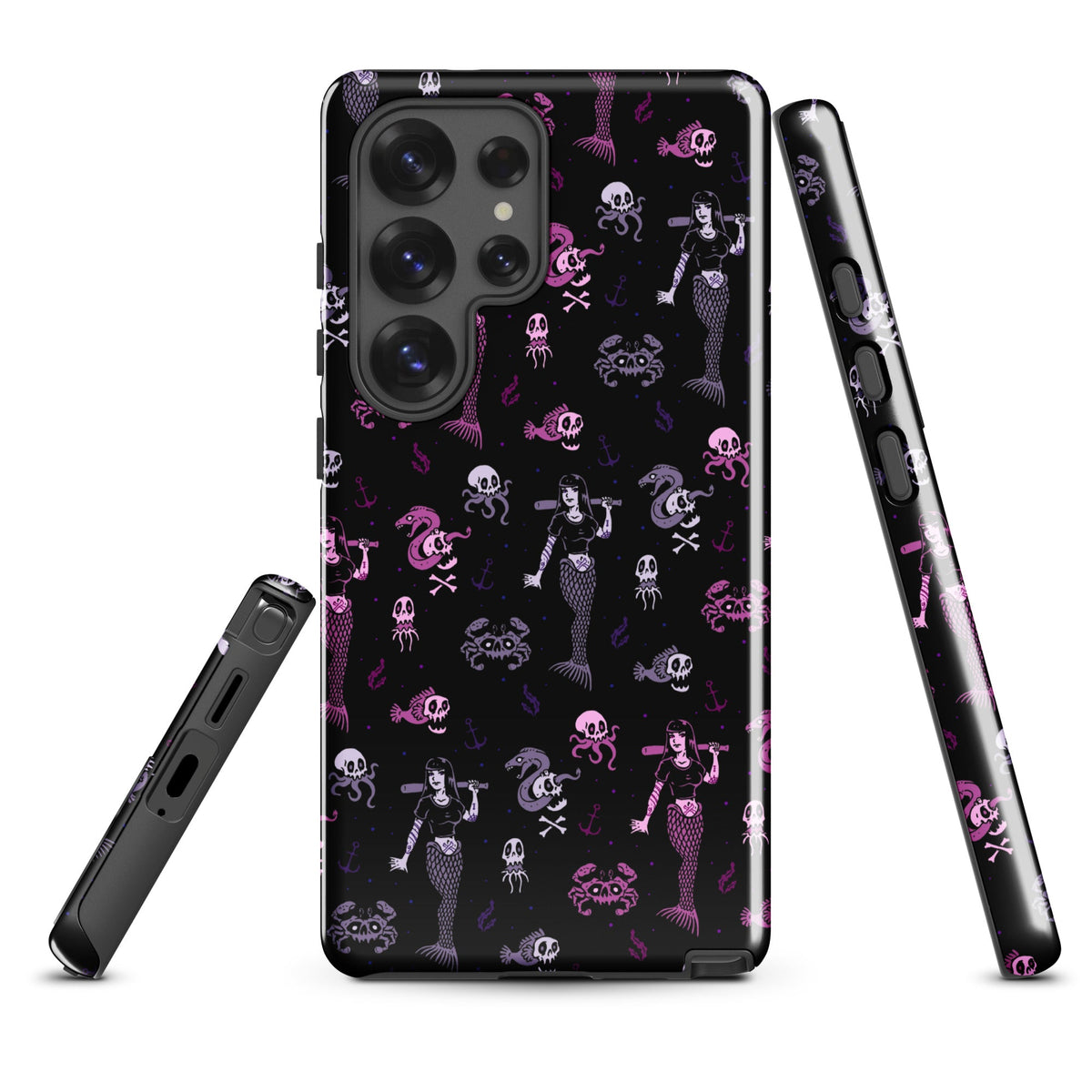 Metal Mermaid Samsung Case