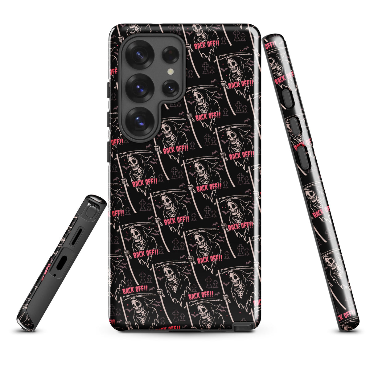 Grim Reaper Back Off Samsung Case