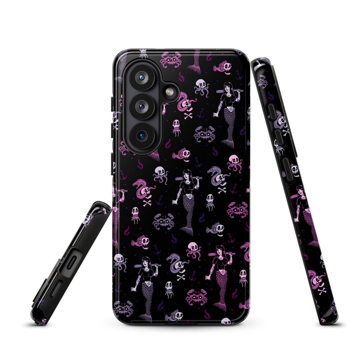 Metal Mermaid Samsung Case