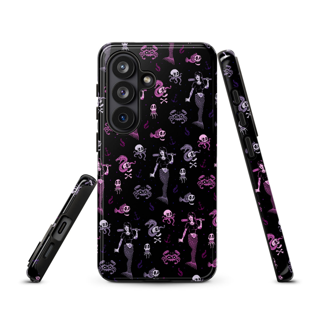 Metal Mermaid Samsung Case