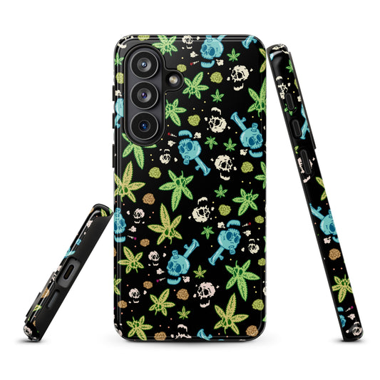 Weed And Skulls Samsung Case