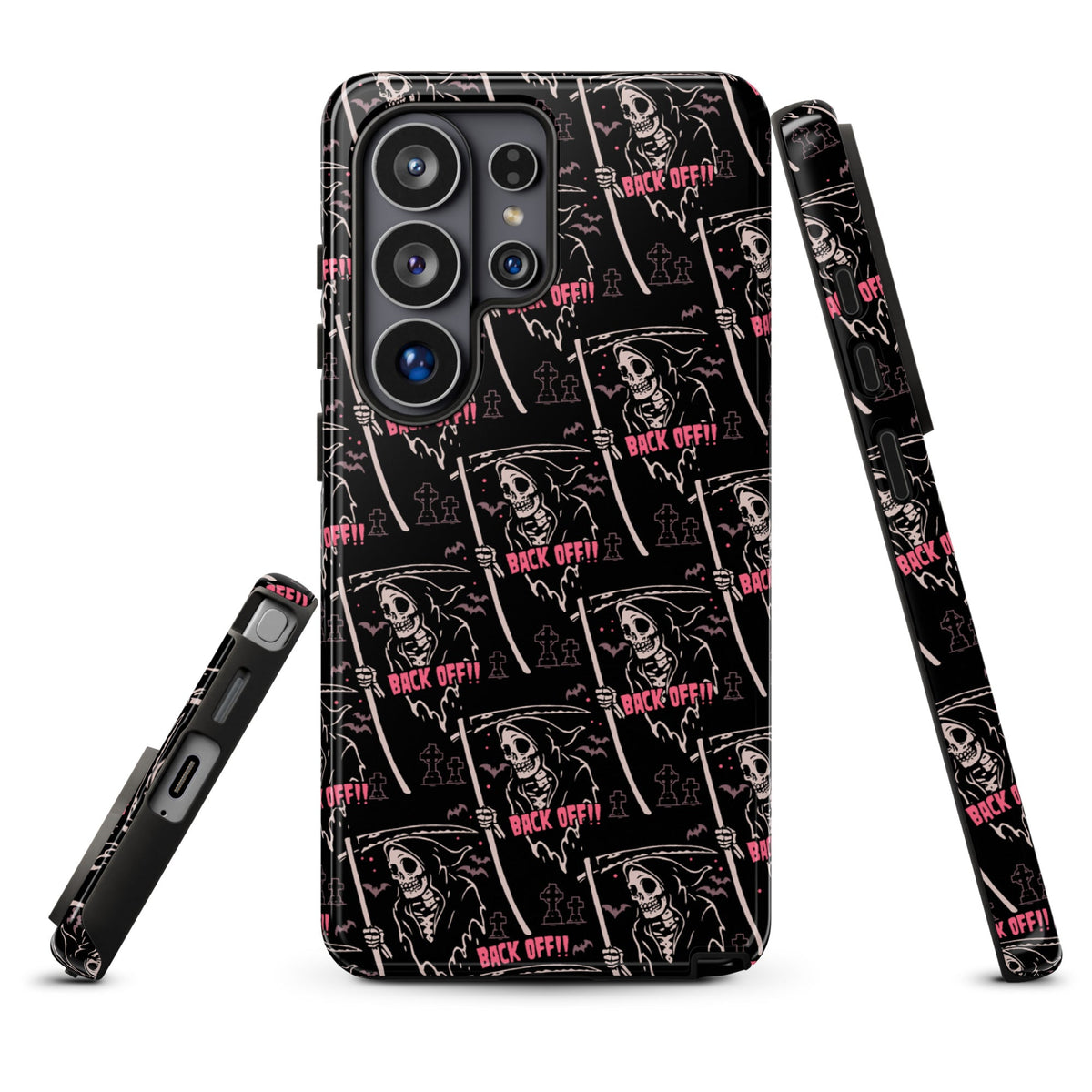 Grim Reaper Back Off Samsung Case