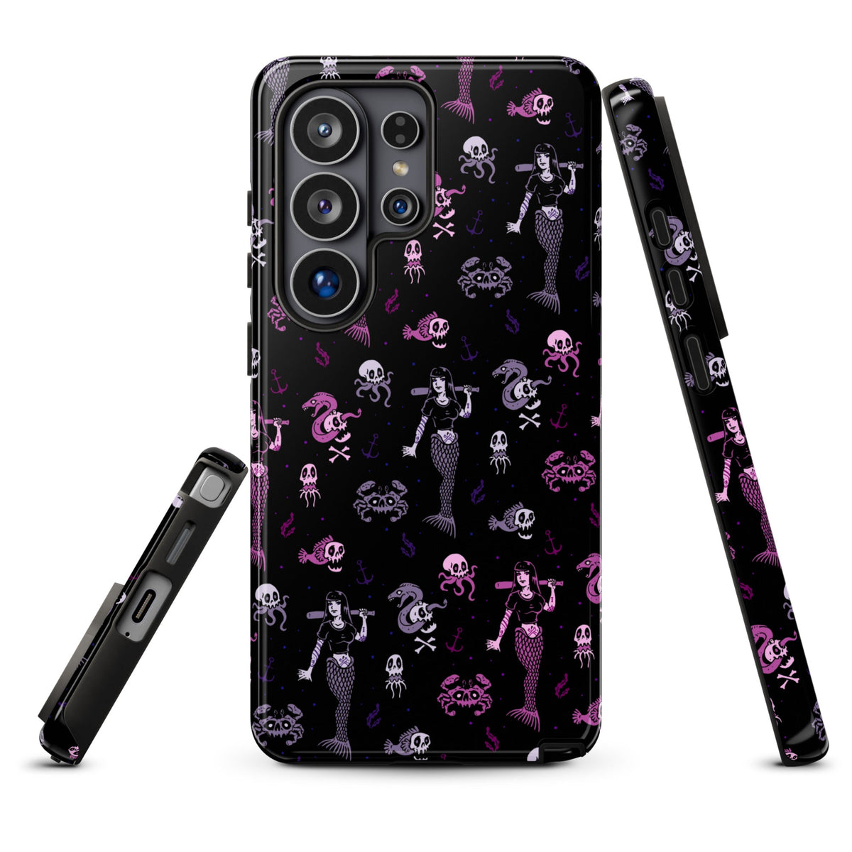 Metal Mermaid Samsung Case