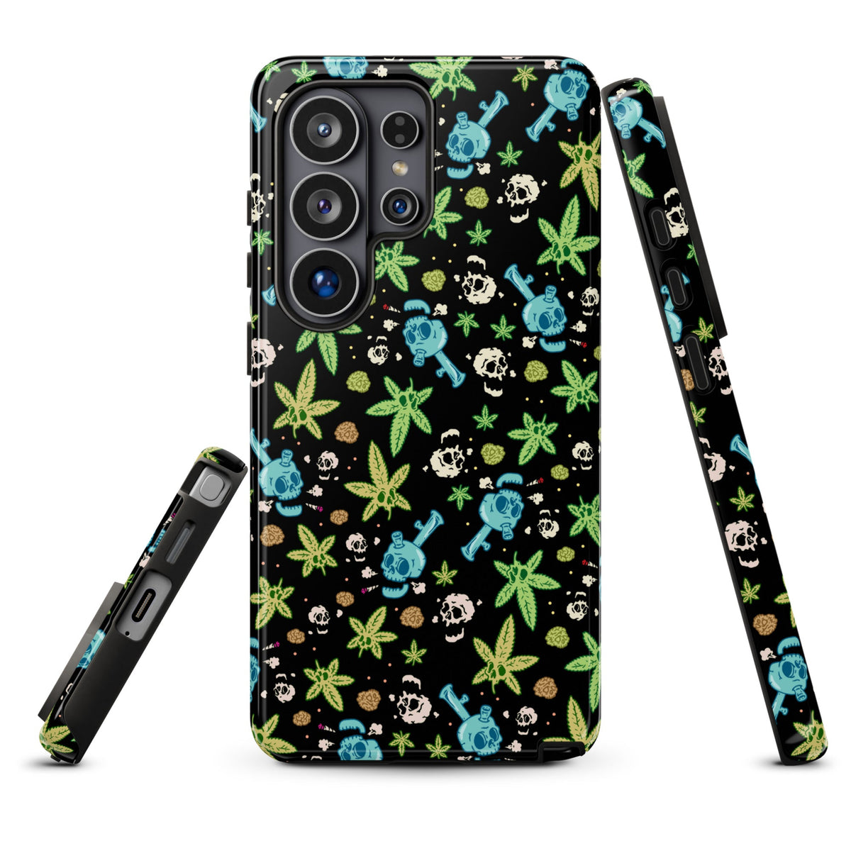 Weed And Skulls Samsung Case