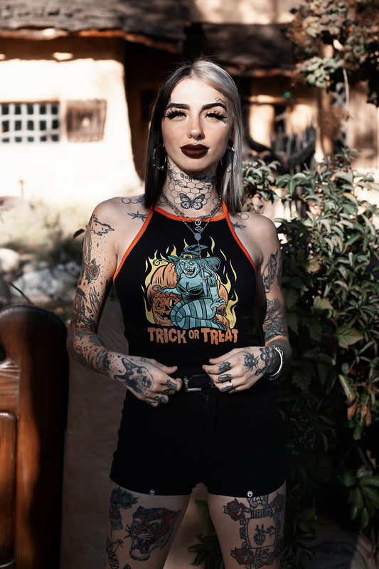 Witch (Trick or Treat) Halter Top
