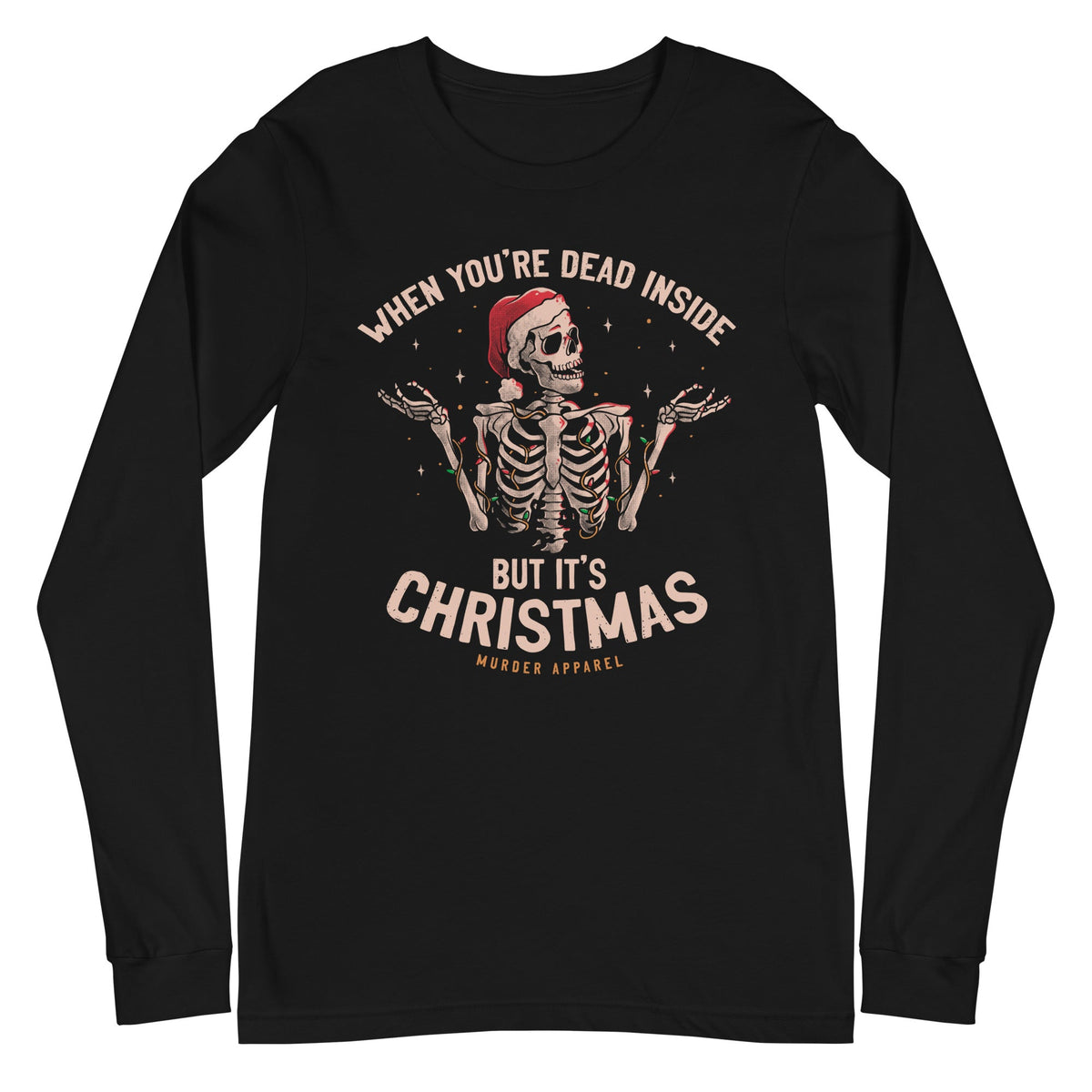 Christmas Dead Inside Long Sleeve Shirt